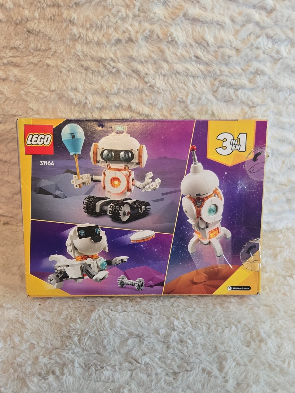 LEGO 31164 Creative Robot 3-in-1 Set - White & Orange